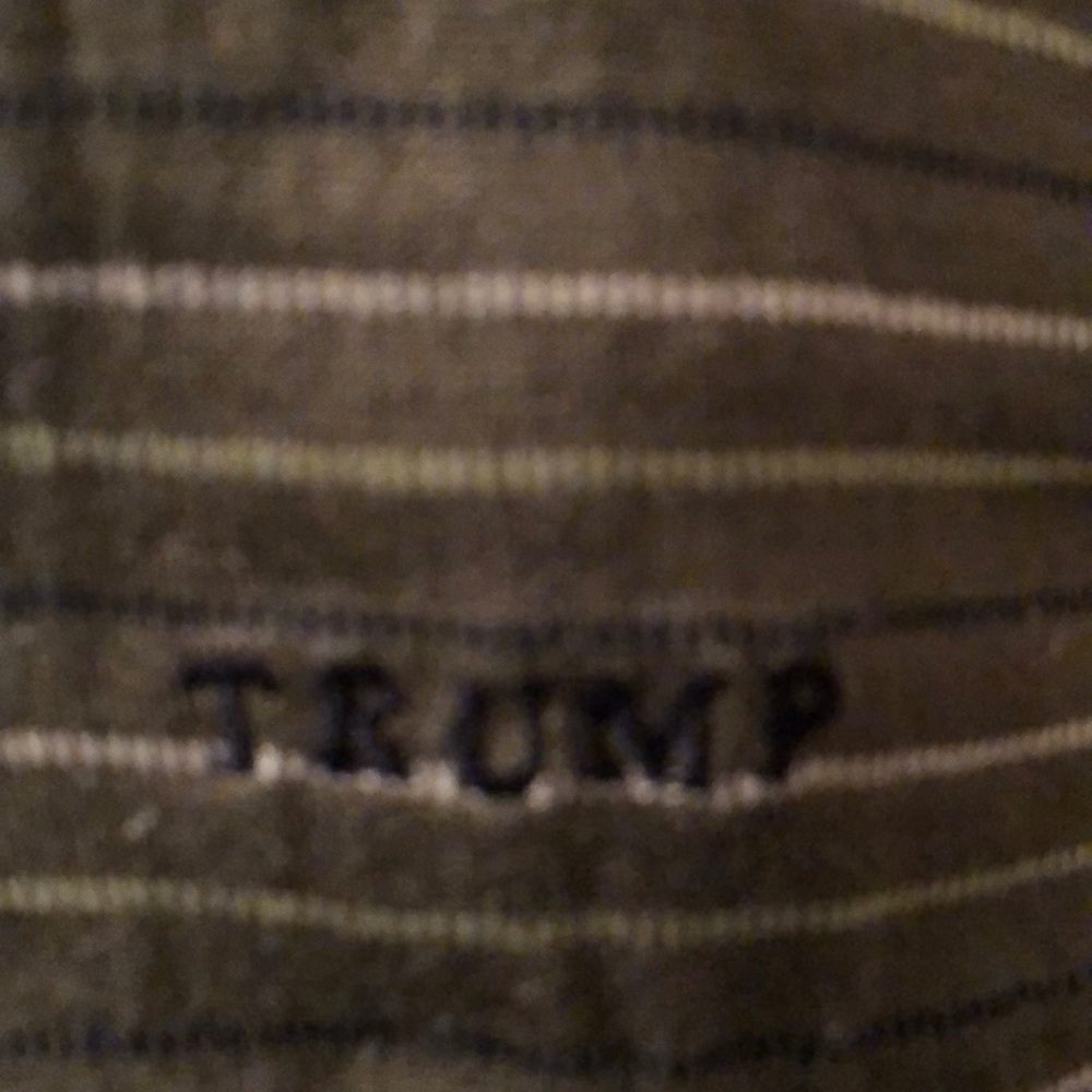 Donald Trump embroidered logo golf shirt green L